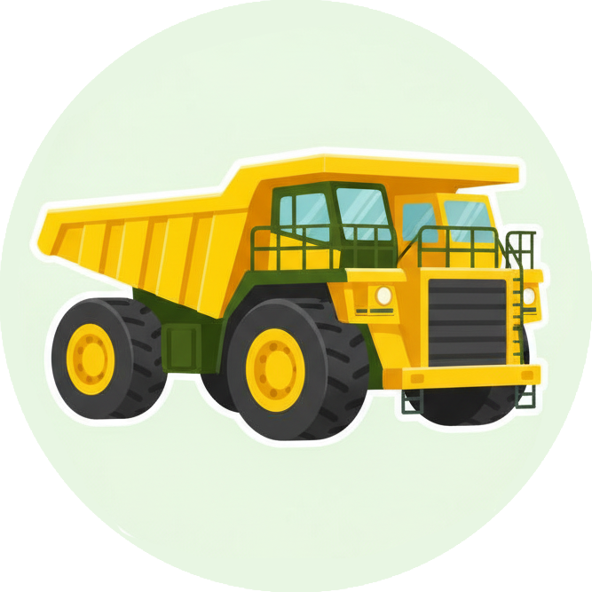 Карьерный самосвал